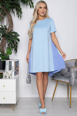 Платье Леди Элегант (голубое) П10633